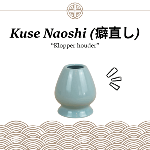 Kuse Naoshi lichtblauw – elegante chasen houder in zachte blauwe kleur voor vormbehoud