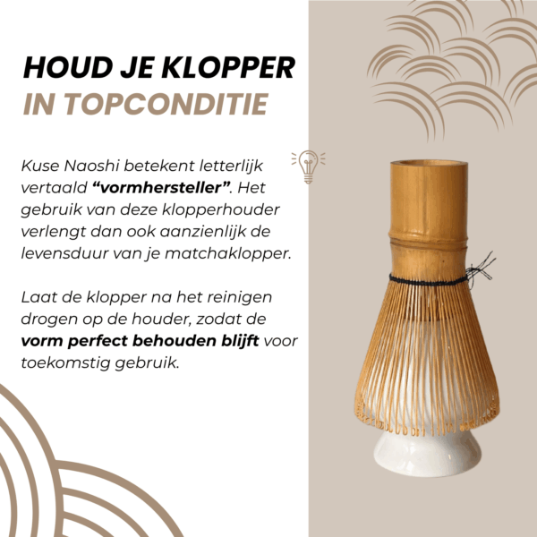 Houd je Matcha klopper in topconditie met juiste onderhoud