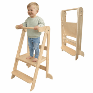 Dastium Kids Leertoren - Montessori Keukenhulp - Naturelkleur