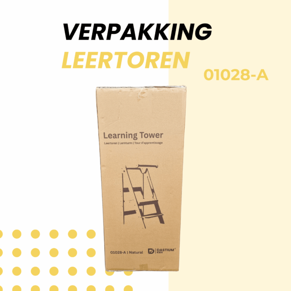 Dastium Kids Leertoren - Montessori Keukenhulp - Naturelkleur