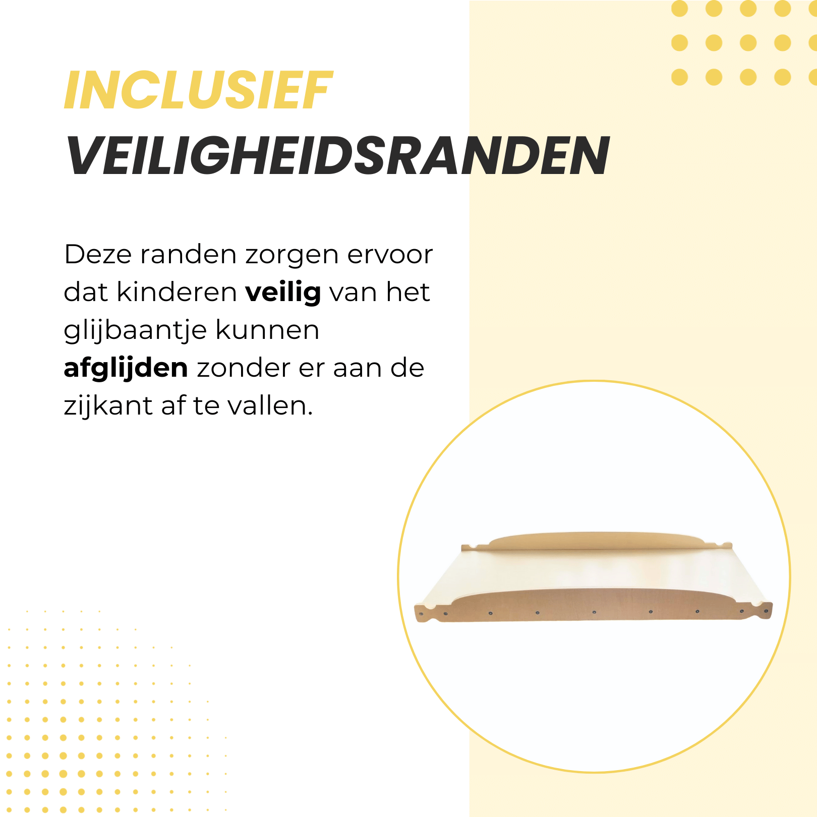 Pastel Montessori klimrek met veiligheidsranden voor extra veiligheid